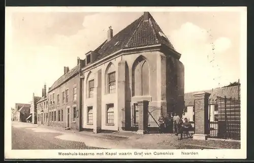 AK Naarden, Weeshuis-kazerne met Kapel waarin Graf van Comenius
