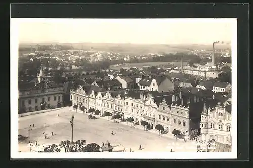 AK Nem. Brod, Stadtblick aus der Vogelschau