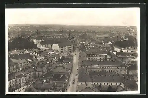 AK Olomouc / Olmütz, Pohled z domu