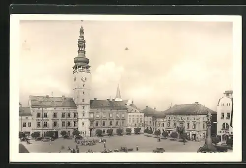 AK Litovel, Blick zum Stadtplatz