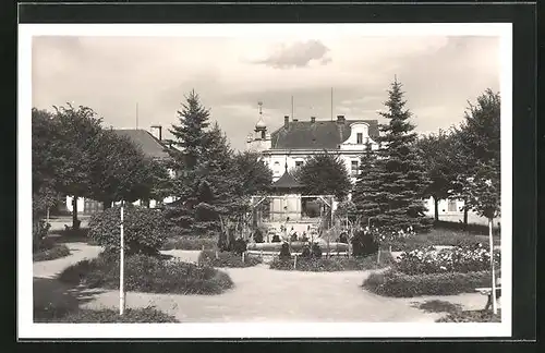 AK Bad Mlasowitz / Lazne Mlazovice, Partie im Stadtpark