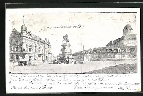 AK Bad Podiebrad / Podebrady, Namesti