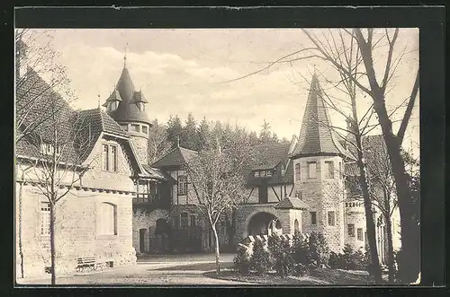 AK Forbach i. Lothr., Innerer Burghof