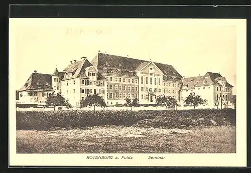 AK Rotenburg / Fulda, Blick zum Seminar