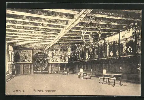 AK Lüneburg, Fürstensaal im Rathaus