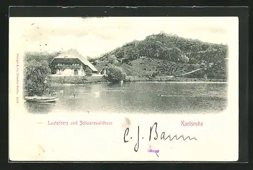 AK Karlsruhe, Lauterberg und Schwarzwaldhaus