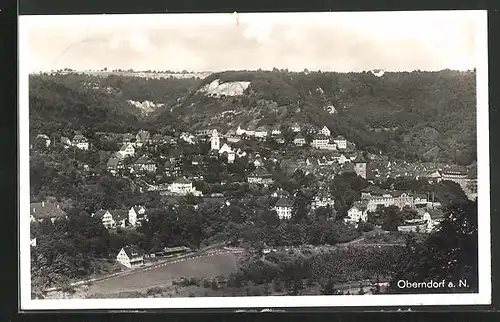 AK Oberndorf a. N., Panoramablick aus der Vogelschau