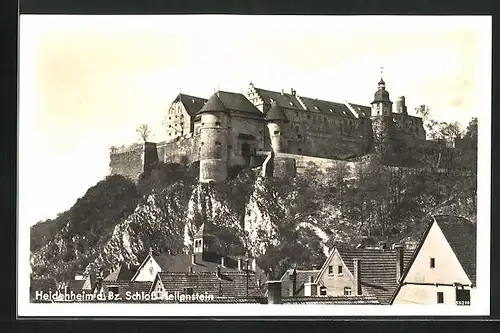 AK Heidenheim / Brenz, Blick zum Schloss Hellenstein