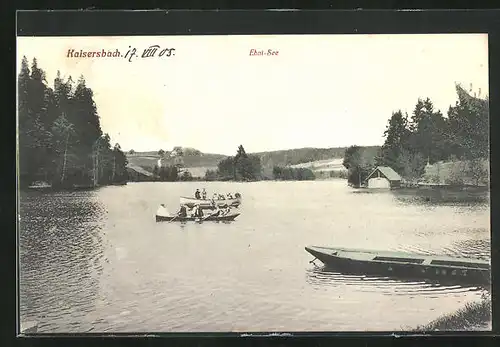 AK Kaisersbach, Ruderpartie auf dem Ebnisee