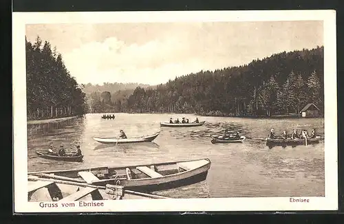 AK Kaisersbach, Ruderpartie auf dem Ebnisee