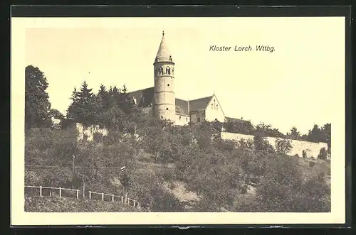 AK Lorch / Württemberg, Blick auf das Kloster