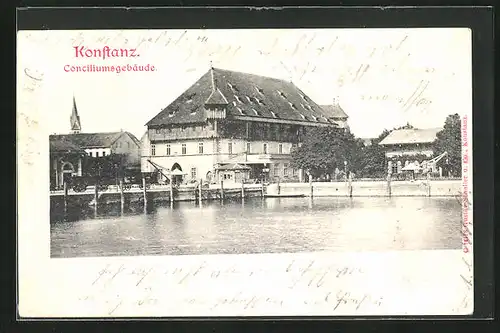 AK Konstanz / Bodensee, Blick zum Conciliumsgebäude