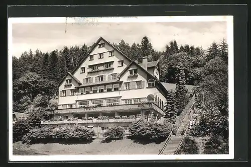 AK Bad Liebenzell / Schwarzwald, am Hugo-Schäffer-Haus