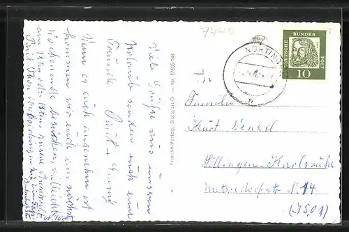 AK Nürtingen a. N., an der Heinrichsquelle