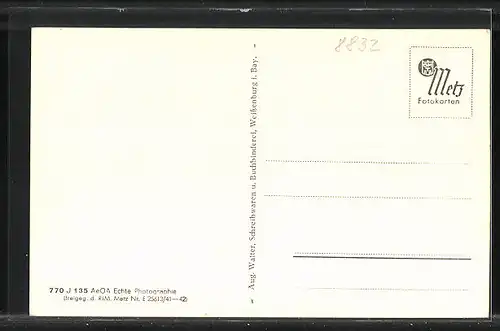 AK Weissenburg / Bayern, Totalansicht