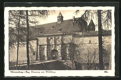AK Weissenburg / Bayern, Eingang zur Wülzburg