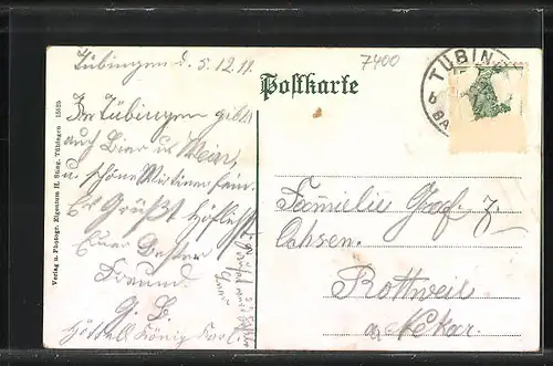 AK Tübingen a. N., Teilansicht