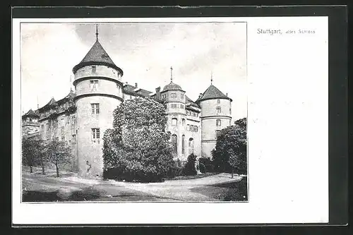 AK Stuttgart, altes Schloss