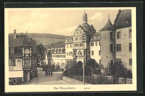 AK Bad Mergentheim, Partie am Schloss