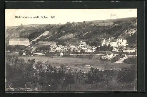 AK Schwäb. Hall, Blick auf die Diakonissenanstalt
