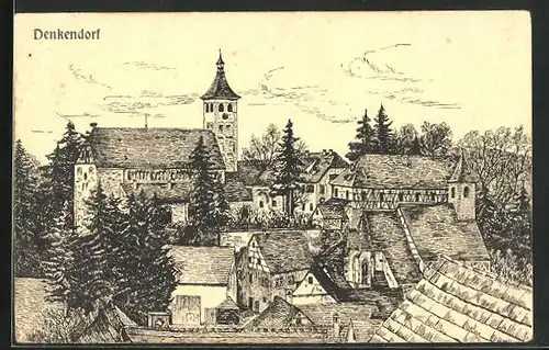 AK Denkendorf, Blick zur Kirche