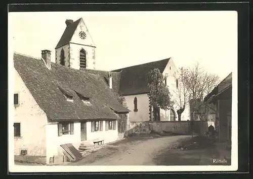 AK Rötteln, Partie an der Kirche