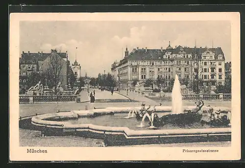 AK München, Prinzregentenstrasse
