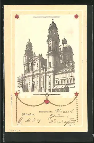 AK München, Theatinerkirche