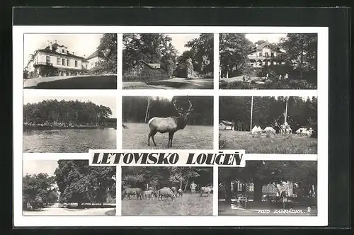 AK Loucen, verschiedene Ortsansichten