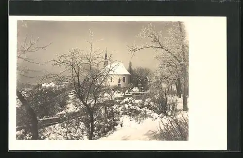 AK Dobrís, Kostel sv. Krize v zime