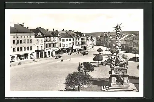 AK Wischau / Vyskov, Hauptplatz