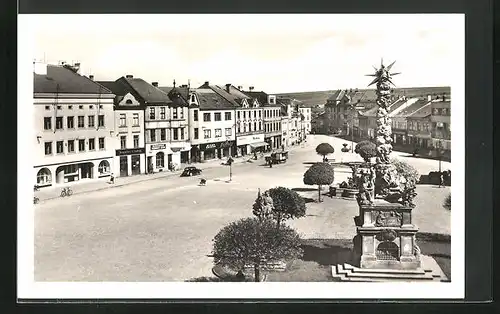 AK Wischau / Vyskov, Hauptplatz