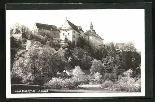 AK Lazne Bechyne, Zamek, am Flussufer