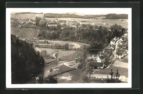 AK Rimov, Talpanorama mit der kleinen Ortschaft