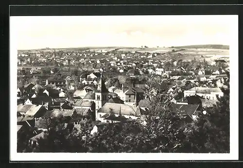 AK Vsetaty, Celkovy Pohled, Blick auf die Kirche