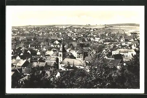 AK Vsetaty, Blick über die Kirche und die gesamte Stadt