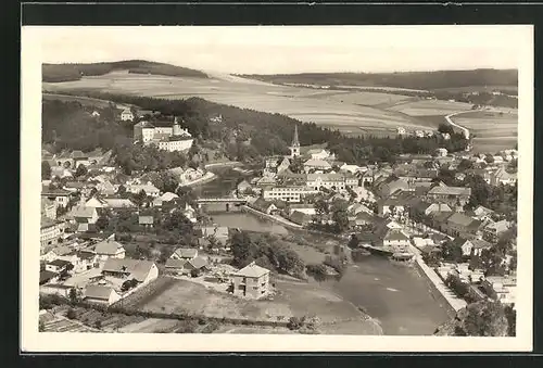 AK Ledec nad Sazavou, Celkovy Pohled, Fliegeraufnahme