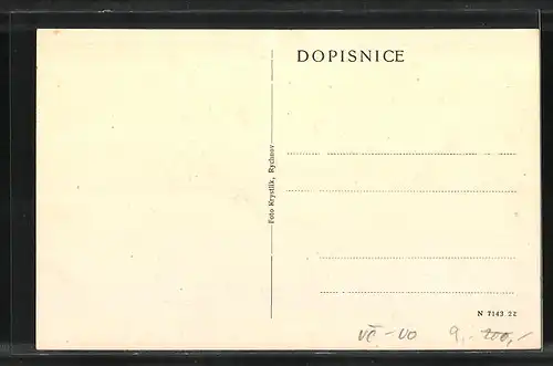 AK Dolni Dobrouc, Celkovy Pohled, Kostel