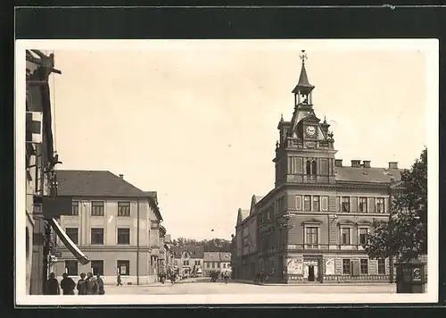 AK Chotzen / Chocen, Namesti, Radnice