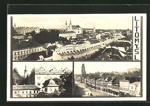 AK Leitomischl / Litomysl, Celkovy Pohled, Zamek