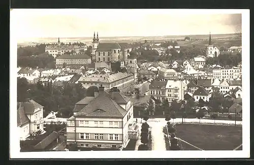 AK Leitomischl / Litomysl, Blick über die Dächer der Stadt