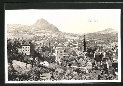 AK Bilin / Bilina, Celkovy Pohled, Blick über die Dächer der gesamten Stadt