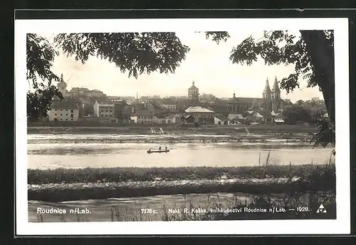 AK Roudnice n. Lab., Nakl. R. Kaska, knihkupectvi Roudnice