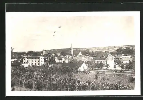 AK Libochowitz, Gesamtansicht der Stadt