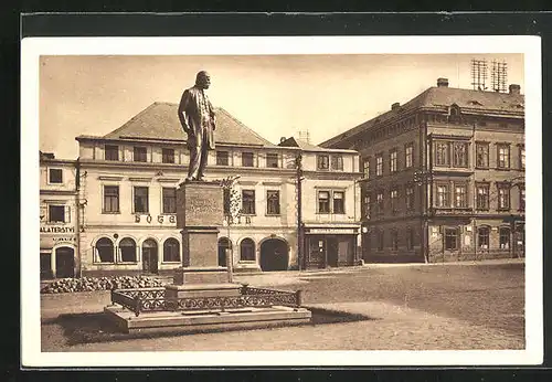 AK Leitomischl / Litomysl, Pomnik B. Smetany