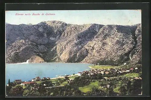 AK Kotor / Cattaro, Risano nelle Bocche, Generalansicht