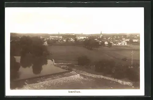 AK Ivancice, Ortspanorama von der Wasserschnelle aus