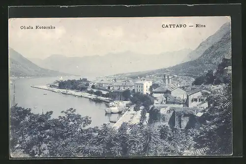 AK Kotor / Cattaro, Riva, Generalansicht