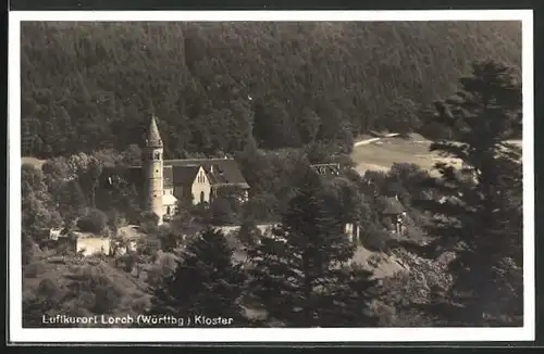 AK Lorch / Württenberg, Blick auf das Kloster