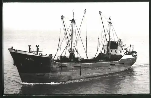 Fotografie Frachtschiff Maja auf See